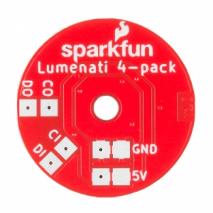 [로봇사이언스몰][로봇사이언스몰][Sparkfun][스파크펀] SparkFun Lumenati 4-pack com-14353>>메이키 활동에 필요한 센서, 헤더, 건전지홀더 등
