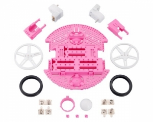 [로봇사이언스몰][로봇사이언스몰][Pololu][폴로루] Romi Chassis Kit - Pink #3501>>코딩교구 상품