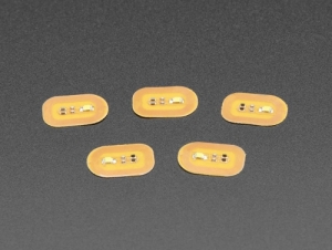 [로봇사이언스몰][로봇사이언스몰][Adafruit][에이다프루트] RFID/NFC Nail Stickers - 5 Pack with White LEDs id:3781>>메이키 활동에 필요한 센서, 헤더, 건전지홀더 등