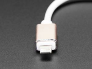 [로봇사이언스몰][로봇사이언스몰][Adafruit][에이다프루트] iOS Lightning to USB OTG Cable id:3940>>메이키 활동에 필요한 센서, 헤더, 건전지홀더 등