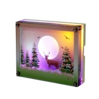 [로봇사이언스몰] LED 크리스마스 3D입체액자 만들기 - 사슴