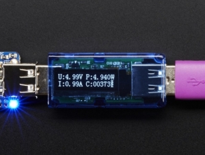 [로봇사이언스몰][로봇사이언스몰][Adafruit][에이다프루트] USB Voltage Meter with OLED Display id:2690>>메이키 활동에 필요한 센서, 헤더, 건전지홀더 등