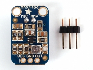[로봇사이언스몰][로봇사이언스몰][Adafruit][에이다프루트] Electret Microphone Amplifier - MAX4466 with Adjustable Gain id:1063>>코딩 & 메이커 활동에 사용되는 키트 또는 부품