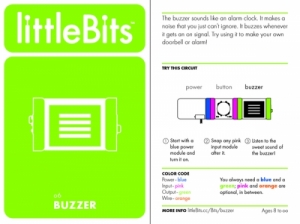 [로봇사이언스몰][로봇사이언스몰][LittleBits][리틀비츠] buzzer sku:650-0036>>자석 연결 방식으로 쉬운조립