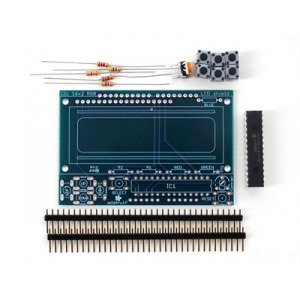 [로봇사이언스몰][로봇사이언스몰] [Adafruit][에이다프루트]Adafruit I2C Controlled + Keypad Shield Kit for 16x2 LCD - ID:715>>아두이노 학습에 필요한 키트 또는 부품