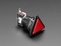 [로봇사이언스몰][Adafruit][에이다프루트] LED Illuminated Triangle Pushbutton A.K.A 1960s Sci-Fi Buttons - Red id:4186