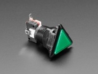 [로봇사이언스몰][Adafruit][에이다프루트] LED Illuminated Triangle Pushbutton A.K.A 1960s Sci-Fi Buttons - Green id:4188