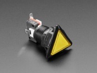[로봇사이언스몰][Adafruit][에이다프루트] LED Illuminated Triangle Pushbutton A.K.A 1960s Sci-Fi Buttons - Yellow id:4189