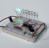 [로봇사이언스몰][전자키트][M-27] DIY 소리감지 LED 순환점등 만들기