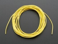 [로봇사이언스몰] [Adafruit][에이다프루트] Silicone Cover Stranded-Core Wire - 2m 30AWG Yellow ID:2004