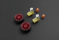 [로봇사이언스몰][DFRobot][디에프로봇] D65 Wheel Set - Red KIT0014-R