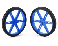 [로봇사이언스몰][Pololu][폴로루] Pololu Wheel 80×10mm Pair - Blue #1433