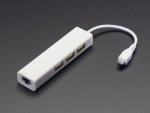 [로봇사이언스몰] [Adafruit][에이다프루트] Ethernet Hub and USB Hub w/ Micro USB OTG Connector id:2992